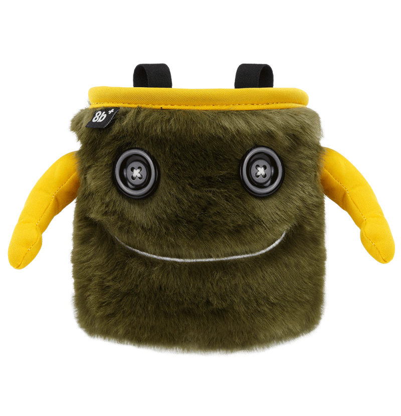 Green Five Toothed Monster Chalk Bag